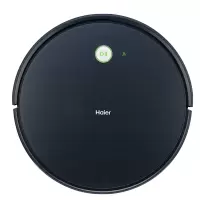 黑色 海尔(Haier)扫地机器人扫拖一体家用全自动大吸力 全自动规划路线吸尘器 app智控