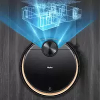 [激光导航白色款]JX59 海尔(Haier)扫地机器人激光导航规划湿扫拖一体全自动智能家用吸尘器