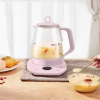 高颜值 美的(Midea)养生壶 电水壶电热水壶多功能烧水壶煎药壶玻璃水壶 1.5L 四段控温 定时预约