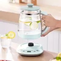 炖煮双全·3h预约 美的(Midea)养生壶1.5L办公室小型电茶壶煮茶壶花茶壶玻璃煮茶器煎药壶中药锅药膳电水壶升级款