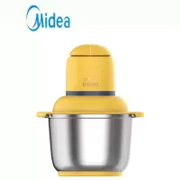 不锈钢机身 美的(Midea)捣蛋鬼绞肉机全自动家用电动大容量多功能绞馅搅碎肉料理机 黄色