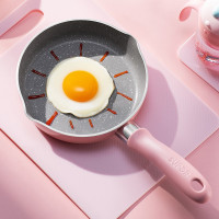 E1萌宠黄套装[奶锅+煎锅] 苏泊尔(SUPOR)宝宝辅食锅套装婴儿奶锅小锅16cm平底汤锅麦饭石色不粘锅煮泡面热牛奶锅