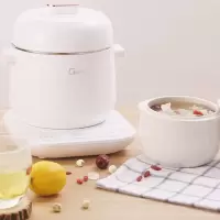 白色 美的(Midea)电炖锅婴儿煮粥锅 0.8L隔水炖 全自动燕窝电炖盅
