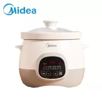 3l 美的(Midea)电炖盅电炖锅养生炖盅多功能煮粥煲汤锅智能预约家用3L白瓷内胆