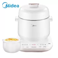 白色 Midea/美的 燕窝炖盅煲汤隔水电炖锅陶瓷全自动迷你