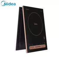 大面板汤炒双配 美的 Midea电磁炉电陶炉 变频恒温 家用匀火薄 变频恒匀火聚能 混合动力2200W