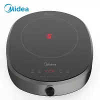 曜石黑 美的(Midea)电陶炉家用爆炒小型迷你大功率电子圆形光波烧水陶瓷炉电磁炉