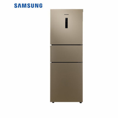 三星(SAMSUNG)BCD-265WMTISE1 280L家用大容量 风冷无霜智能变频三开门电冰箱 金色BCD-265