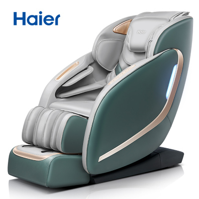 Haier/海尔全自动按摩椅家用全身豪华太空舱大老人按摩沙发H3-105 黛绿