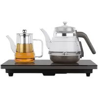 容声全自动上水电热水壶茶台烧水壶煮茶器玻璃茶具套装智能上水电茶炉自吸式电水壶泡茶壶上水煮茶壶烧水器 无尘上水泡茶款[带水