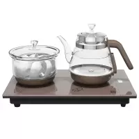 容声全自动上水电热水壶茶台烧水壶煮茶器玻璃茶具套装智能上水电茶炉自吸式电水壶泡茶壶上水煮茶壶烧水器 37*23智能清洁款