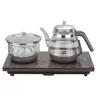 容声全自动上水电热水壶茶台烧水壶煮茶器玻璃茶具套装智能上水电茶炉自吸式电水壶泡茶壶上水煮茶壶烧水器 无尘上水清洁款[带水