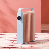 美的油汀取暖器家用电暖气片客厅大面积油丁油酊节能速热 蓝色