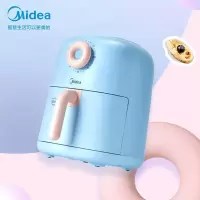 美的 (Midea) 空气炸锅3L容量蒸汽炸 小巧家用大功率 不粘无油低脂煎炸锅 多功能空气烤箱电炸锅KZ30E301