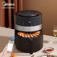 美的(Midea)无油空气炸锅家用新款智能多功能电气炸锅大容量薯条机 升级款丨KZ45E101XM
