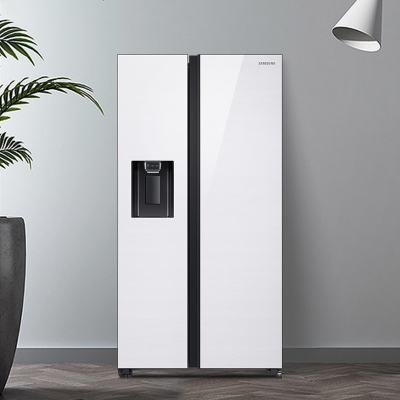 Samsung/三星 RS64R53E71L 635升大容量风冷变频对开门制冰机冰箱 极地白