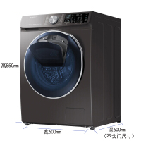 Samsung/三星WD10N64GR2X/SC洗烘一体10KG全自动变频滚筒洗衣机 钛晶灰