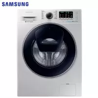 三星(SAMSUNG)8公斤洗衣机超薄全自动变频滚筒安心添中途添衣 泡泡净深层去渍WW80K5210VS/SC 8kg