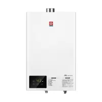 Sakura/樱花 JSQ30-L012 燃气热水器家用16升智能触控恒温强排式 白色 天然气