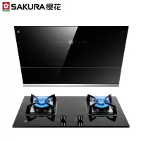 樱花SAKURA 侧吸抽油烟机灶具套装燃气灶烟灶套装两件套22立方米大吸力挥手智控自清洗 7A01+B9209 (5.0