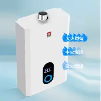 樱花燃气热水器13升 PJP101A防冻直流变频恒温无氧铜水箱 白色 天然气