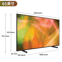 三星(SAMSUNG)55英寸 AU8000 4K超高清HDR 超薄全面屏 AI智能补帧 杜比音效 平板液晶电视UA55