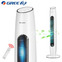 格力(GREE)家用塔扇大风量节能电风扇遥控定时落地扇摇头无叶风扇15小时定时可拆洗风轮 FL-09S61Bha白+黑