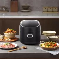 海尔电饭煲家用智能多功能个人迷你小型ih电饭锅能煮饭煲汤锅正品 黑色