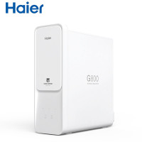 海尔(Haier) 家用净水器800G无桶大通量双出水直饮机云净 反渗透TDS智能 净水器+1819E管线机