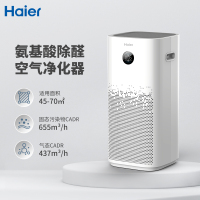 [海尔年度机皇]海尔(Haier)空气净化器家用氨基酸除甲醛雾霾颗粒物负离子UV杀菌智慧启停甲醛显示 TKJ600 VO