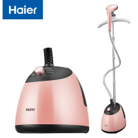 海尔( Haier )挂烫机家用 蒸汽熨斗 手持熨烫机 单杆熨衣机 带熨板 [单杆挂烫]粉色