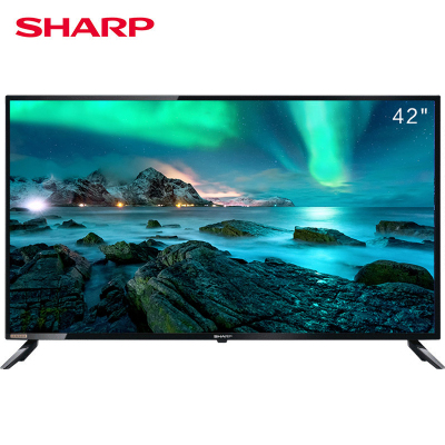 Sharp/夏普42英寸1080p高清网络智能液晶平板电视机 黑色 官方标配