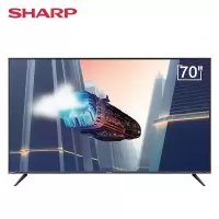 夏普(SHARP)夏普电视70英寸4K超高清智能WIFI液晶平板电视机