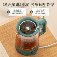 美的(Midea)养生壶办公室全自动电茶壶煮茶壶花茶壶加厚玻璃煮茶器电水壶升级款 [茗茶绿-蒸汽煮茶]ZC10X1-10