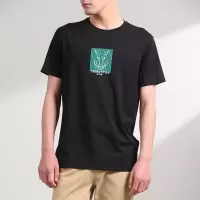 优品剪标时尚休闲男式圆领印花短袖T恤