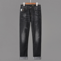 优品剪标时尚休闲直筒经典牛仔裤