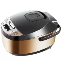 美的(Midea)电饭煲家用宿舍3L迷你不锈钢拉丝机身电饭煲3-4人 电饭锅