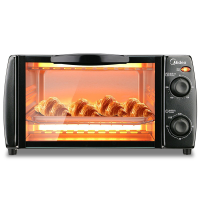 美的 多功能电烤箱家用烘焙小烤箱控温迷你蛋糕 10L