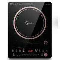 美的(Midea)电磁炉酷薄机身家用爆炒大火力4D防水技术酷薄机身 配汤锅炒锅