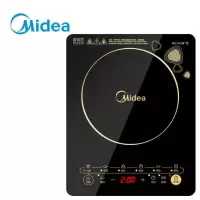 美的(Midea)电磁炉整板触控黑晶面板八档火力 (赠汤锅+炒锅) 触控操控 I 一件爆炒