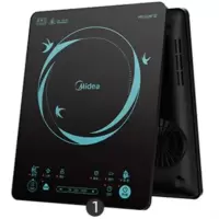 美的(Midea)电磁炉家用滑触双控调节电磁灶2200w大功率 定时四重防水 六大烹饪功能 电磁炉