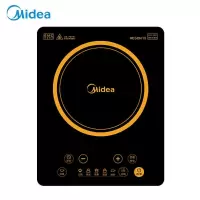 美的(Midea)电磁炉 家用按键式大功率速热 定时黑晶面板 防水 电磁炉
