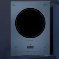 美的(Midea)电磁炉 家用双环混合动力A级微晶面板 十档滑控调节 智能定时双风机散热 高端电磁炉 [混合动力电磁炉