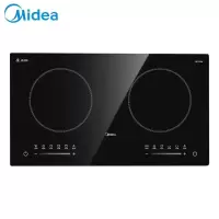 美的(Midea)电磁炉 滑控调节 火锅炉 2200W大火力电磁灶 旋磁叠式线圈盘 智能断电 [双灶电磁炉]