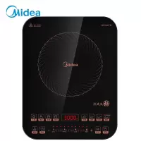 美的(Midea)电磁炉 滑控调节 火锅炉 2200W大火力电磁灶 旋磁叠式线圈盘 智能断电 3000W大火力款