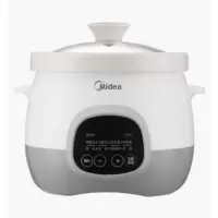 美的(Midea)电炖盅电炖锅养生炖盅多功能煮粥煲汤锅智能预约家用3L白瓷内胆 电炖锅