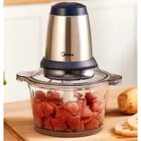 美的 Midea 绞肉机家用电动多功能料理机绞肉馅机削羊肉切菜碎肉打肉机台式搅拌机 旋风|多功能