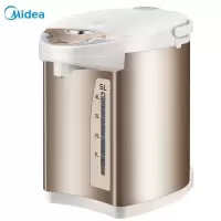 美的(Midea)电热水瓶304不锈钢电水壶多段温控智能烧水壶 5L家用烧水壶保温
