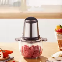 美的(Midea)绞肉机家用电动多功能料理机绞肉馅机削羊肉切菜碎肉打肉机搅拌辅食 2.5L大容量 350W速绞