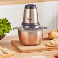 美的(Midea)绞肉机家用绞馅机辅食机家用电动不锈钢多能料理机绞馅机碎肉打肉机切菜搅拌机 绞肉机